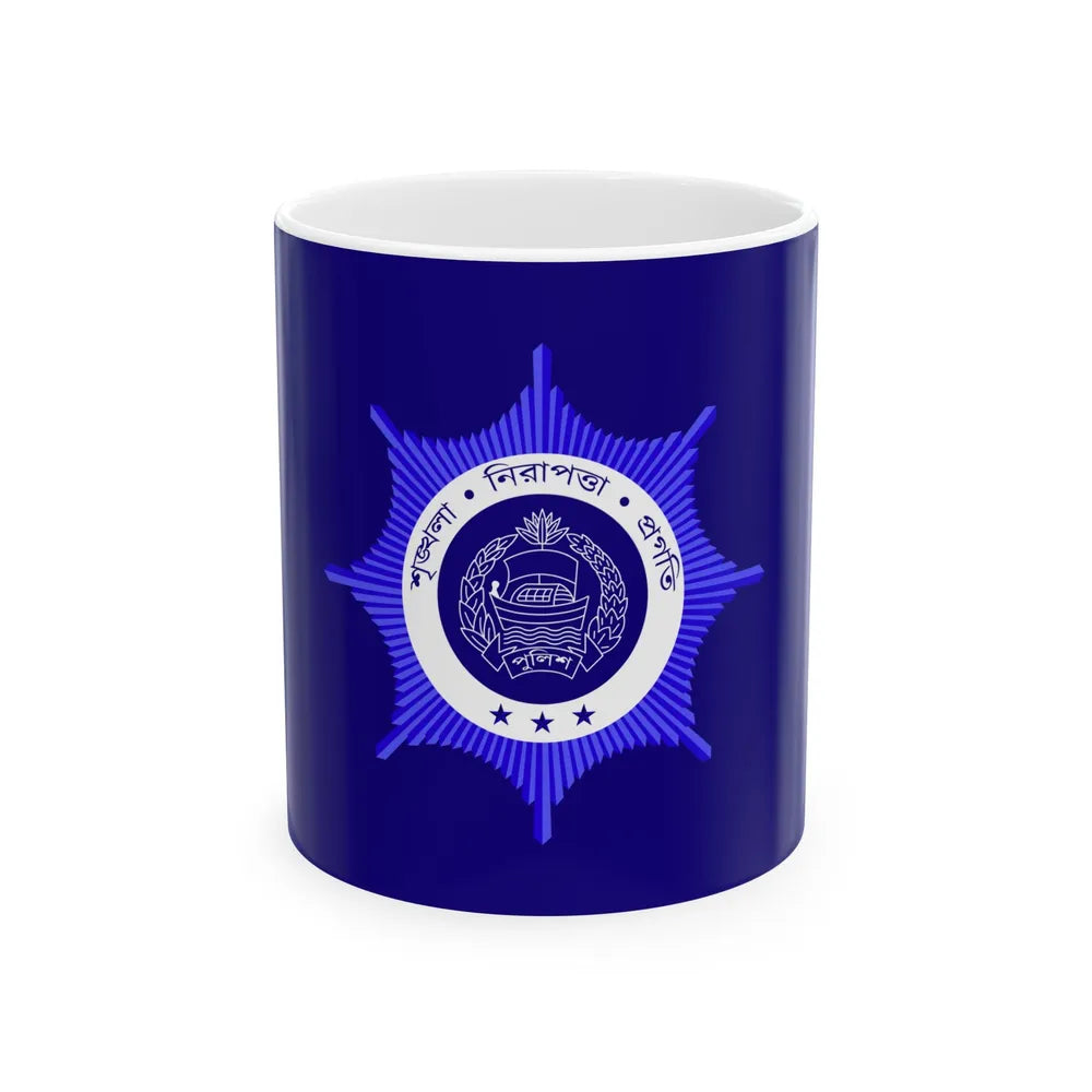Inspector General of Police Bangladesh Flag (Bangladesh) White Coffee Mug 11oz - Go Mug Yourself