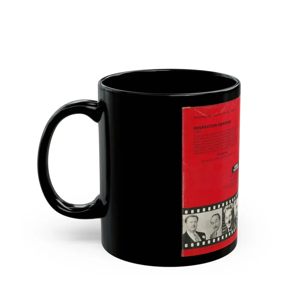 INSPECTOR GENERAL VIDEO TREASURES (VHS COVER) - Black Coffee Mug - Go Mug Yourself