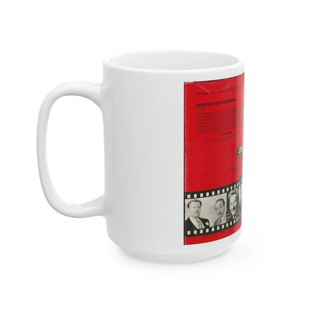 INSPECTOR GENERAL VIDEO TREASURES (VHS COVER) - White Coffee Mug - Go Mug Yourself