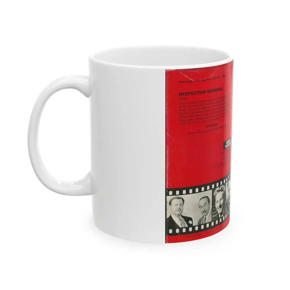 INSPECTOR GENERAL VIDEO TREASURES (VHS COVER) - White Coffee Mug - Go Mug Yourself