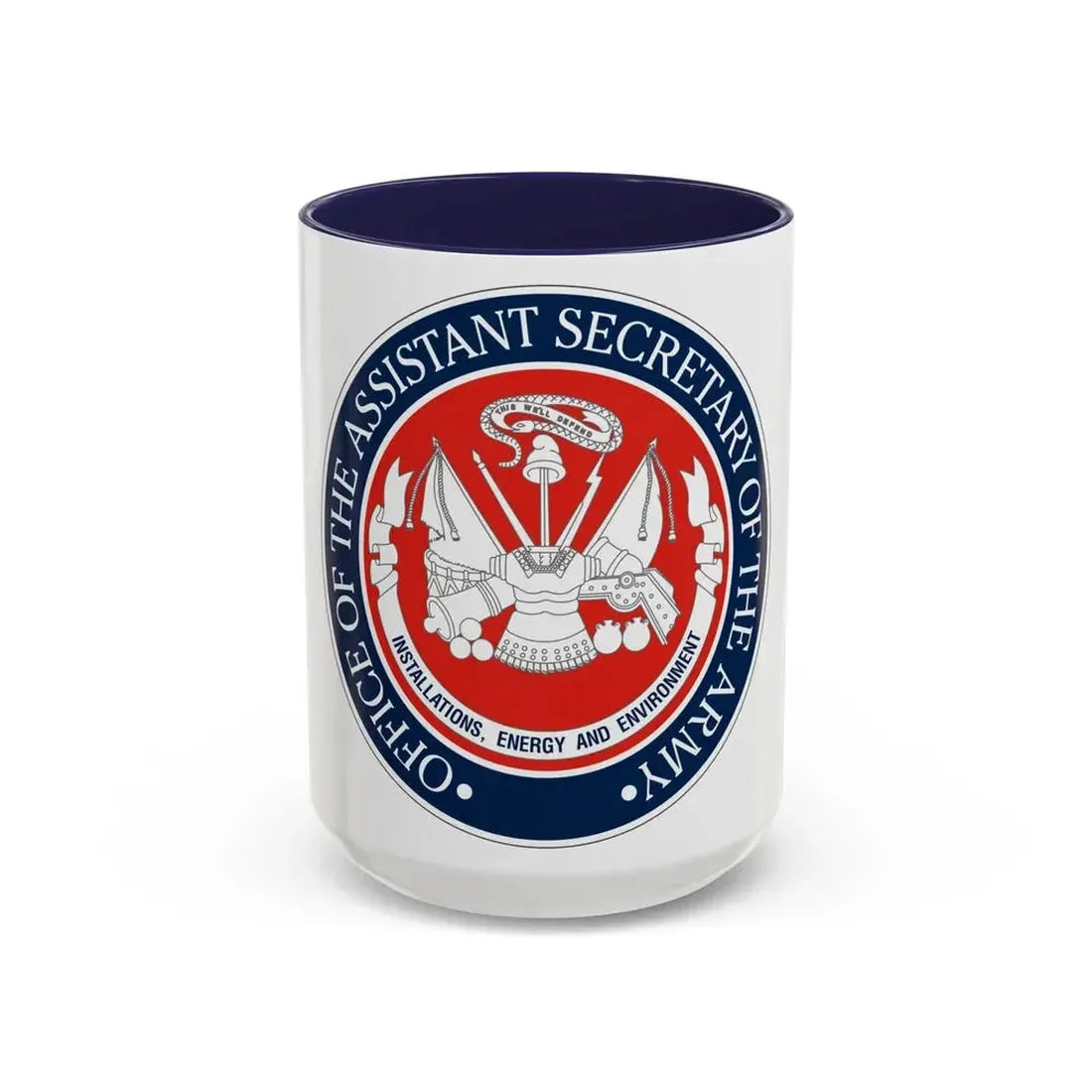 Installations Energy and Environment (U.S. Army) Accent Coffee Mug 15oz Navy - Go Mug Yourself