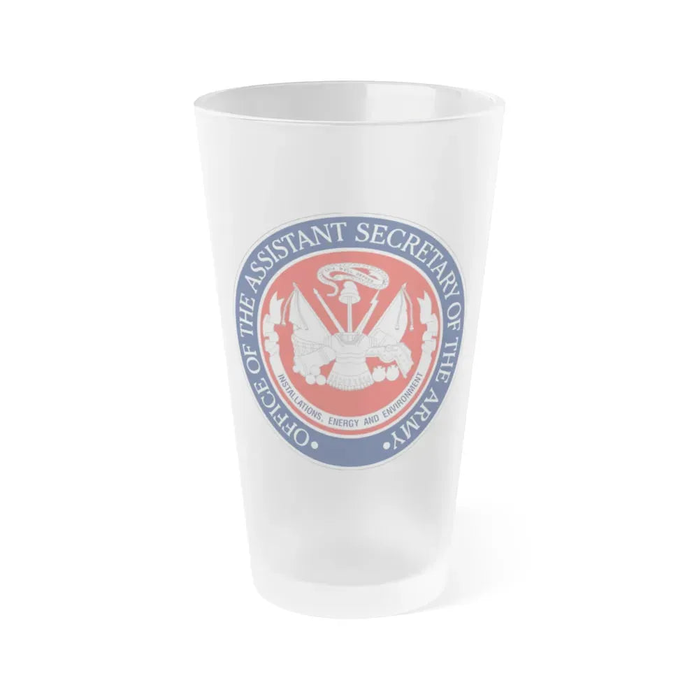 Installations Energy and Environment (U.S. Army) Frosted Pint Glass 16oz Default Title - Go Mug Yourself