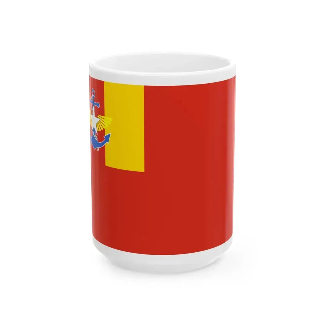 Intake Flag of the Defence Services Academy (Myanmar) White Coffee Mug 15oz - Go Mug Yourself