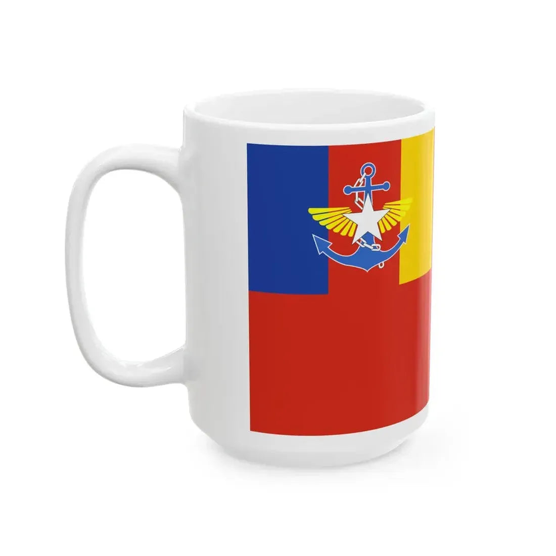 Intake Flag of the Defence Services Academy (Myanmar) White Coffee Mug - Go Mug Yourself