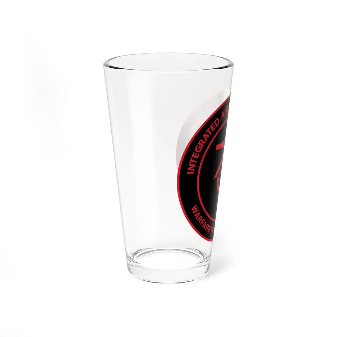Integrated Air & Missile Defense Warfare Tactics Instructor IAMD WTI (U.S. Navy) Pint Glass 16oz - Go Mug Yourself