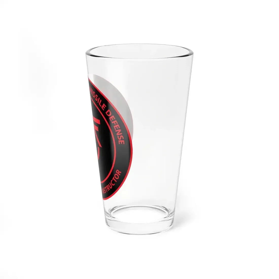 Integrated Air & Missile Defense Warfare Tactics Instructor IAMD WTI (U.S. Navy) Pint Glass 16oz - Go Mug Yourself