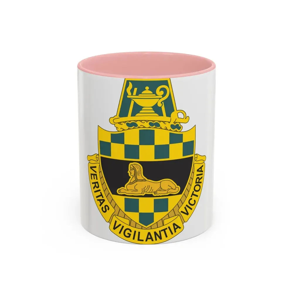 Intelligence Center and School (U.S. Army) Accent Coffee Mug 11oz Pink - Go Mug Yourself