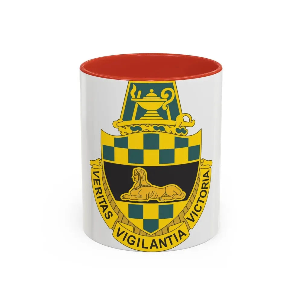 Intelligence Center and School (U.S. Army) Accent Coffee Mug 11oz Red - Go Mug Yourself