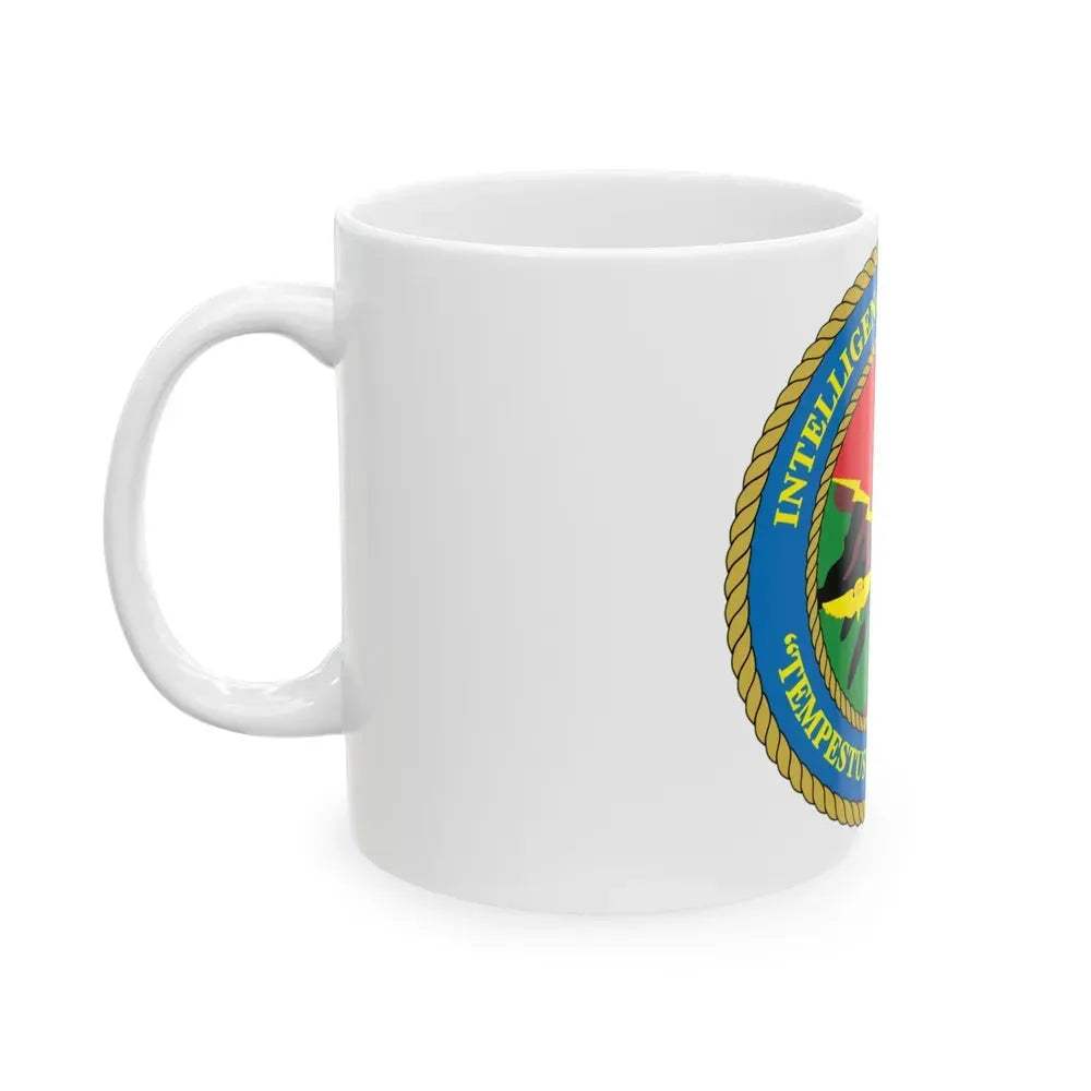 Intelligence Department Tempestus Hostis Terra (USMC) White Coffee Mug - Go Mug Yourself