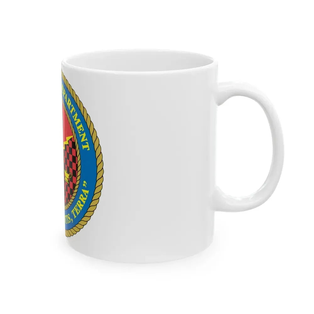 Intelligence Department Tempestus Hostis Terra (USMC) White Coffee Mug - Go Mug Yourself