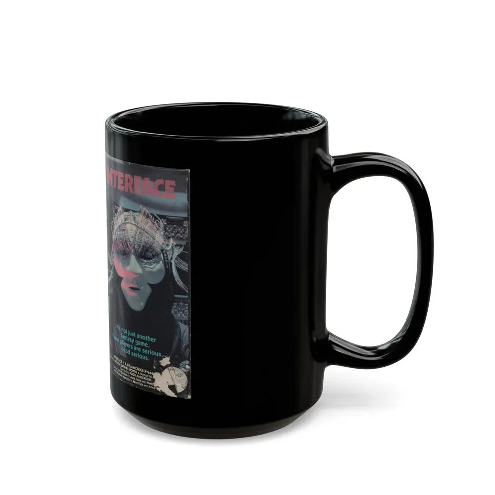 INTERFACE (VHS COVER) - Black Coffee Mug - Go Mug Yourself