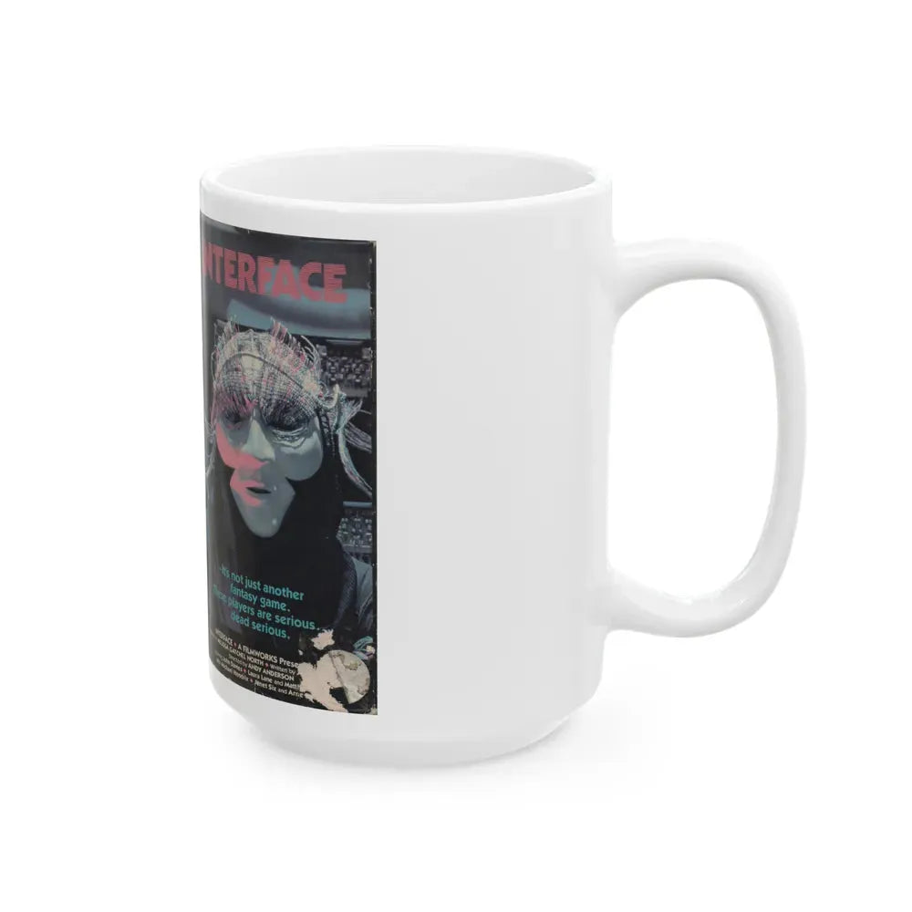 INTERFACE (VHS COVER) - White Coffee Mug - Go Mug Yourself