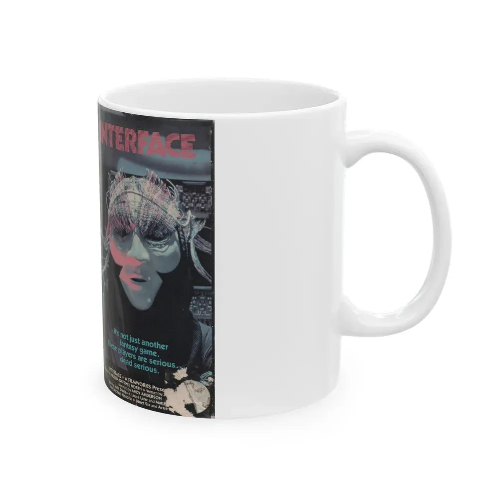 INTERFACE (VHS COVER) - White Coffee Mug - Go Mug Yourself
