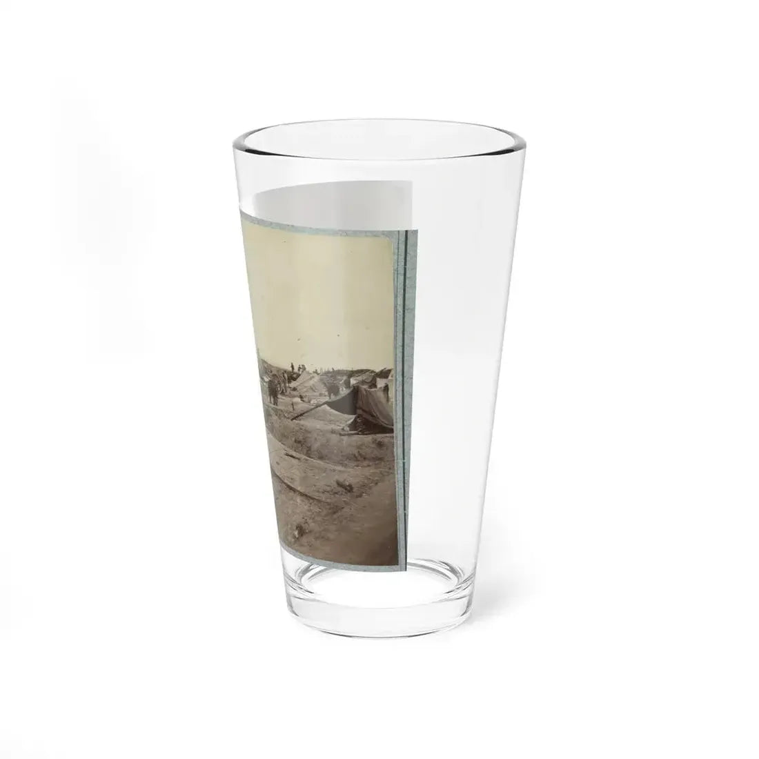 Interior View Of Rebel Fort In Front Of Petersburg Works, Manned By Cowan's Independent Battery, 1st N.Y., 24th June, 1864 (U.S. Civil War) Pint Glass 16oz - Go Mug Yourself