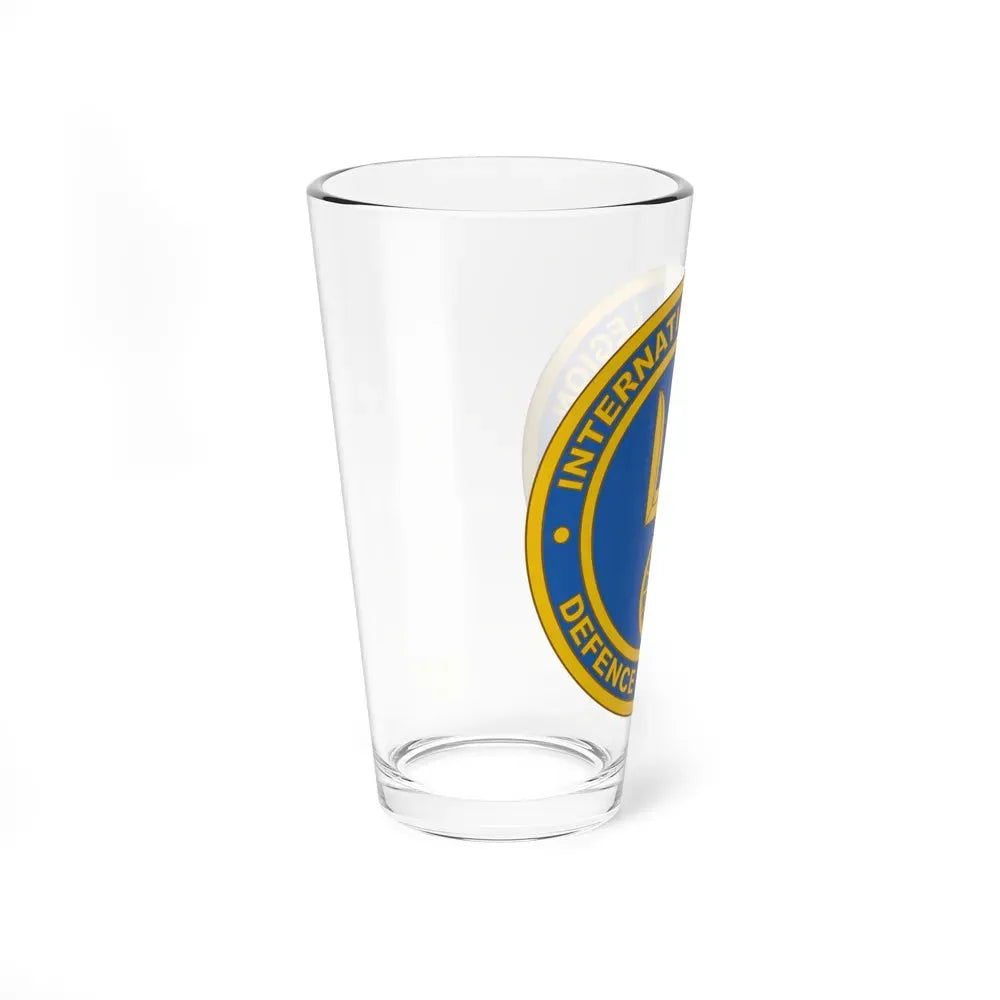 International Legion of Territorial Defense of Ukraine (Ukraine) Pint Glass 16oz - Go Mug Yourself