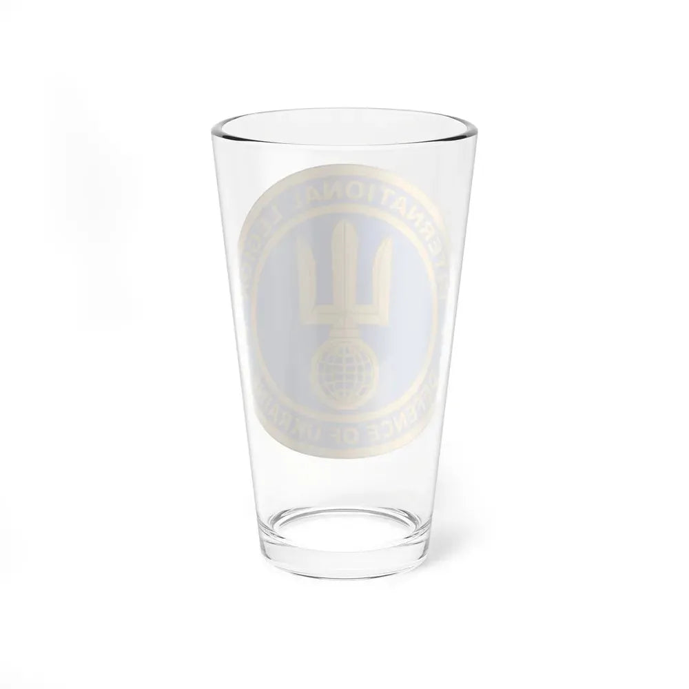 International Legion of Territorial Defense of Ukraine (Ukraine) Pint Glass 16oz - Go Mug Yourself
