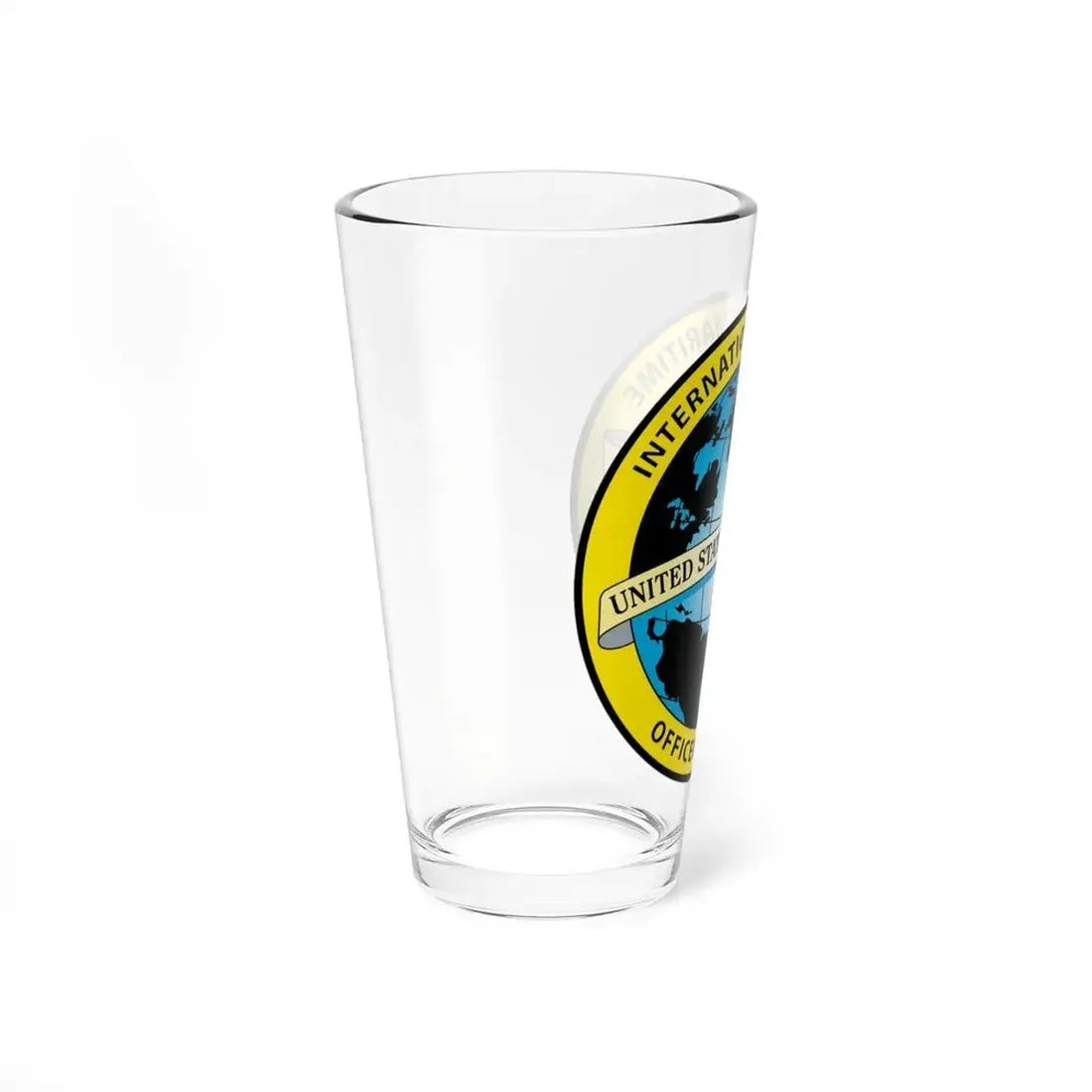 International Maritime Officers School USCG (U.S. Coast Guard) Pint Glass 16oz - Go Mug Yourself