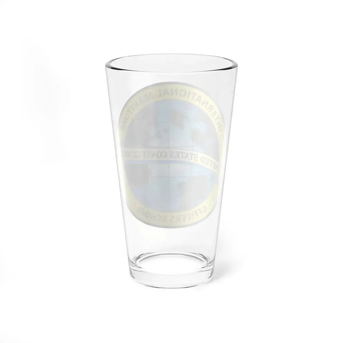 International Maritime Officers School USCG (U.S. Coast Guard) Pint Glass 16oz - Go Mug Yourself