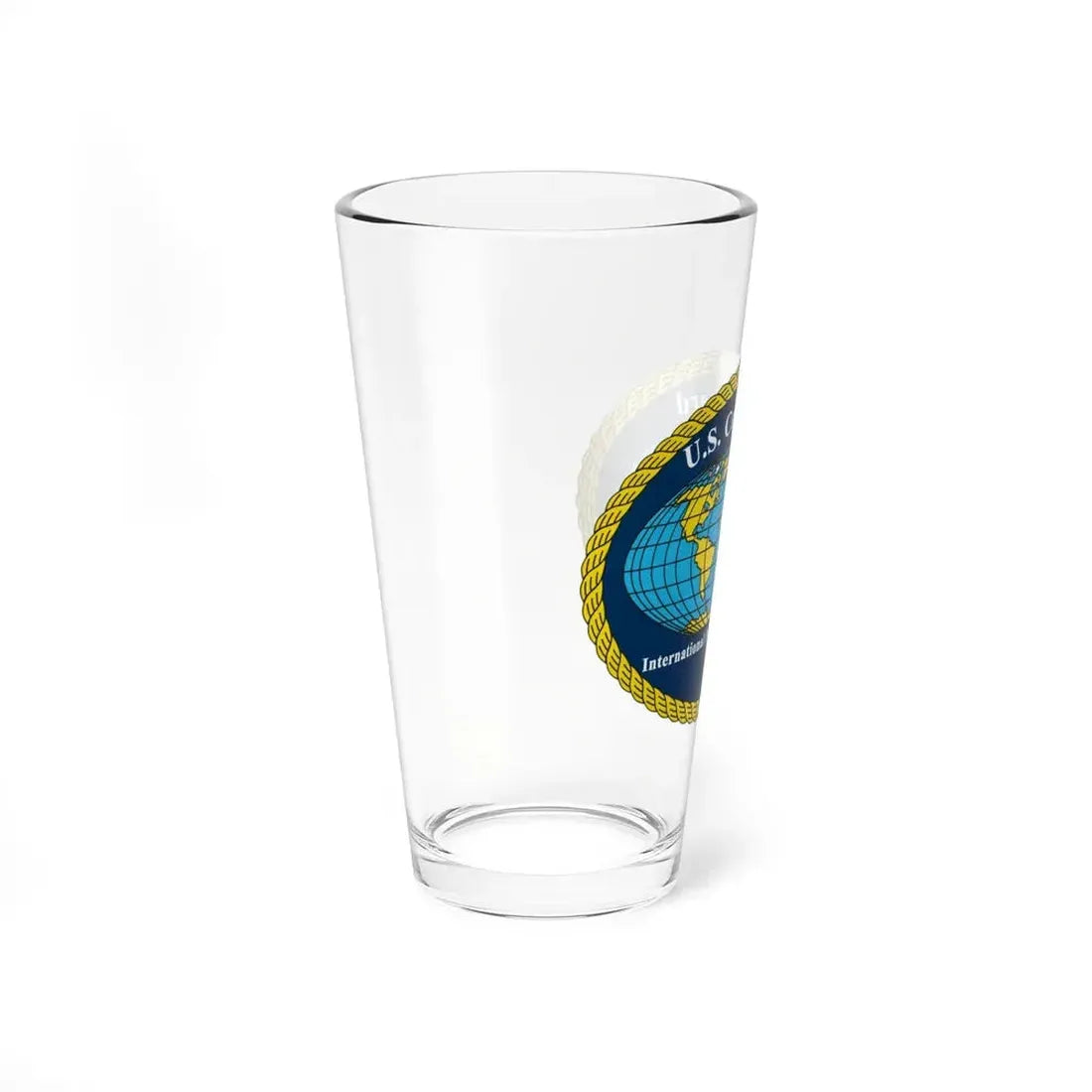 International Port Security Program USCG (U.S. Coast Guard) Pint Glass 16oz - Go Mug Yourself
