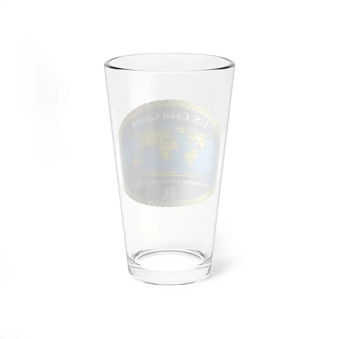 International Port Security Program USCG (U.S. Coast Guard) Pint Glass 16oz - Go Mug Yourself