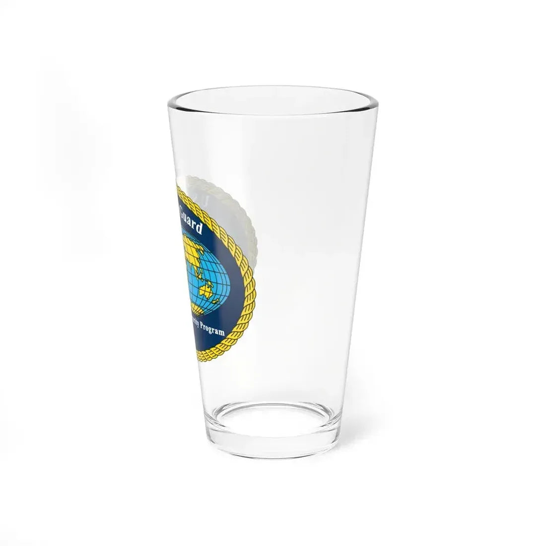International Port Security Program USCG (U.S. Coast Guard) Pint Glass 16oz - Go Mug Yourself