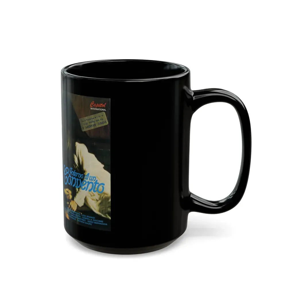INTERNO DI UN CONVENTO (VHS COVER) - Black Coffee Mug - Go Mug Yourself