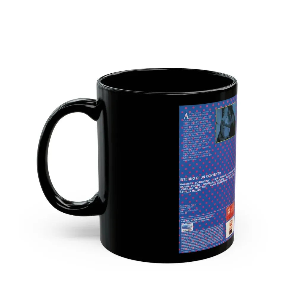 INTERNO DI UN CONVENTO (VHS COVER) - Black Coffee Mug - Go Mug Yourself
