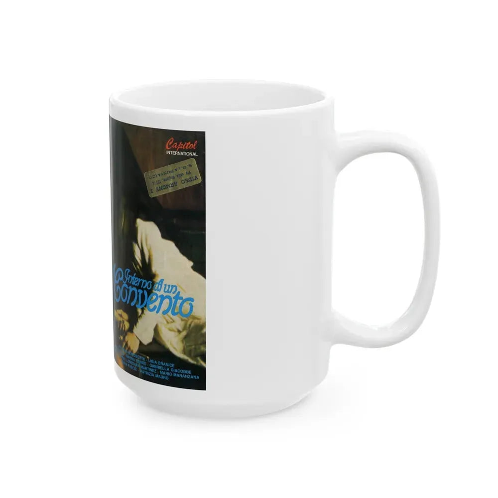 INTERNO DI UN CONVENTO (VHS COVER) - White Coffee Mug - Go Mug Yourself