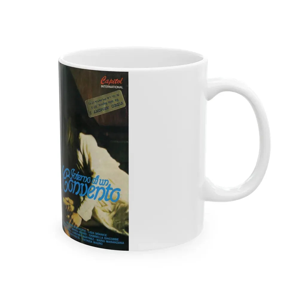 INTERNO DI UN CONVENTO (VHS COVER) - White Coffee Mug - Go Mug Yourself