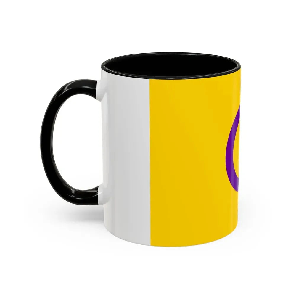 Intersex Pride Flag - Accent Coffee Mug - Go Mug Yourself