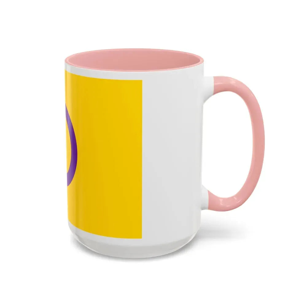 Intersex Pride Flag - Accent Coffee Mug - Go Mug Yourself