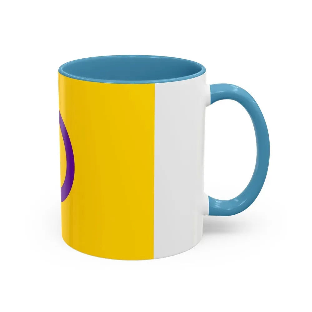 Intersex Pride Flag - Accent Coffee Mug - Go Mug Yourself