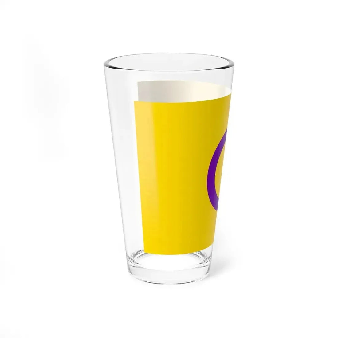 Intersex Pride Flag - Pint Glass 16oz - Go Mug Yourself