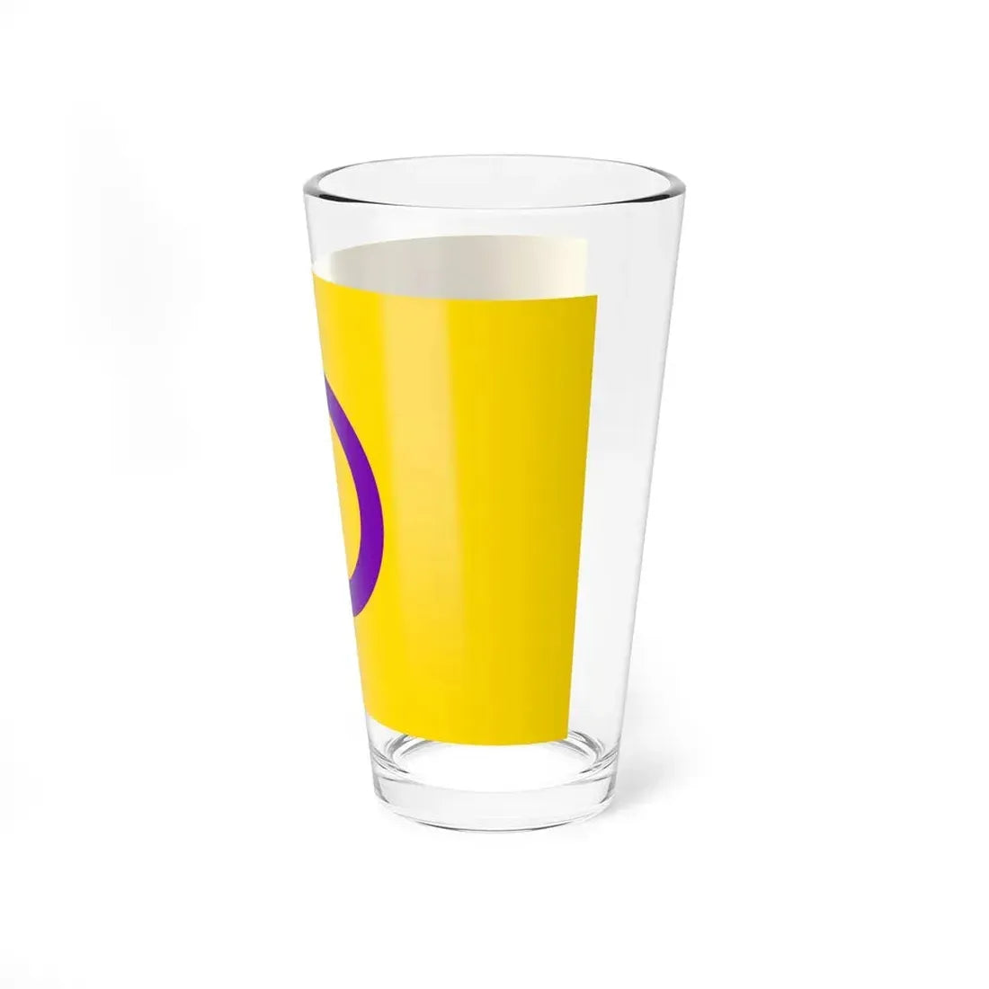 Intersex Pride Flag - Pint Glass 16oz - Go Mug Yourself