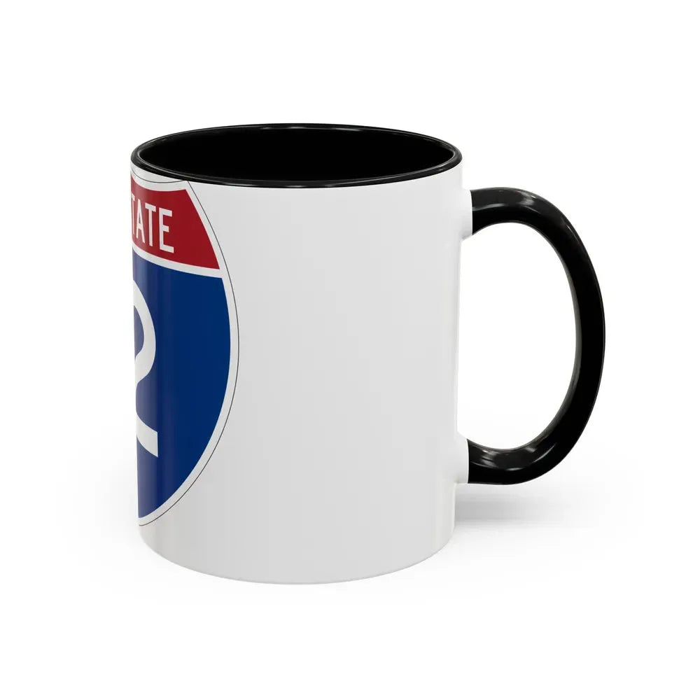 Interstate 12 (U.S. Highways) Accent Coffee Mug - Go Mug Yourself