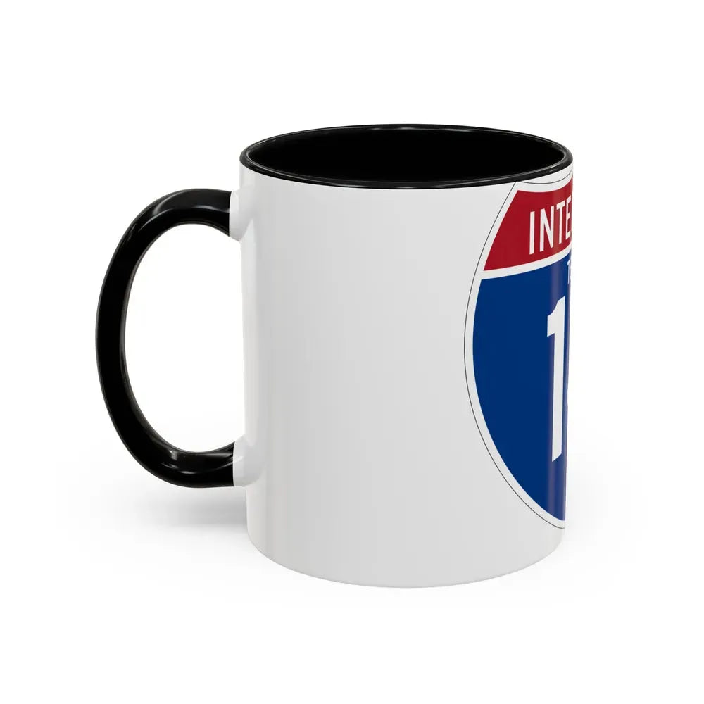 Interstate 14 (U.S. Highways) Accent Coffee Mug - Go Mug Yourself