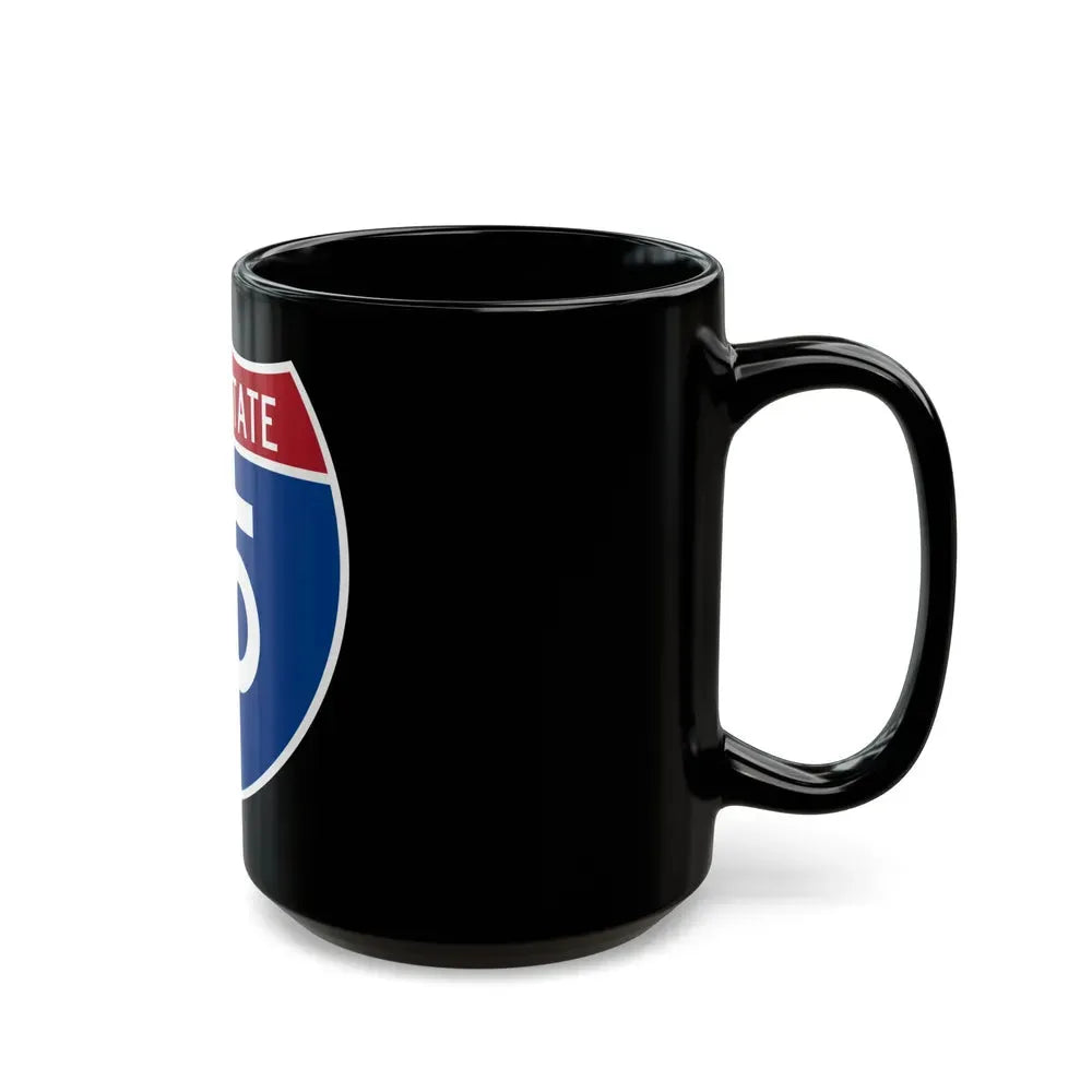 Interstate 15 (U.S. Highways) Black Coffee Mug - Go Mug Yourself