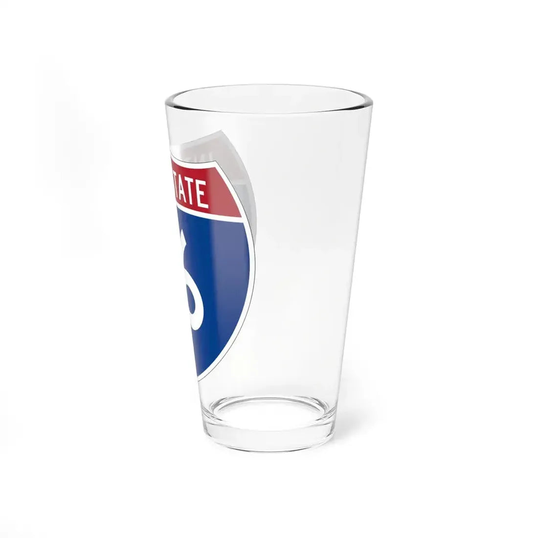 Interstate 16 (U.S. Highways) Pint Glass 16oz - Go Mug Yourself