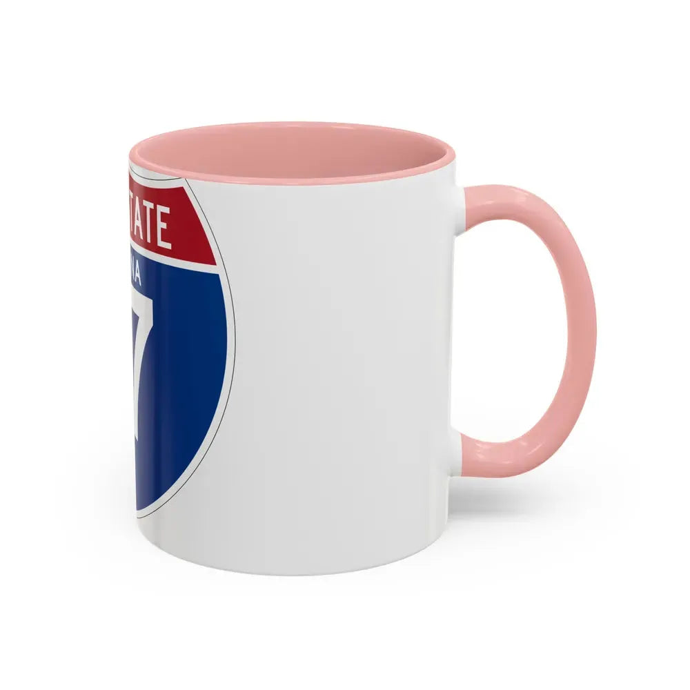 Interstate 17 (U.S. Highways) Accent Coffee Mug - Go Mug Yourself