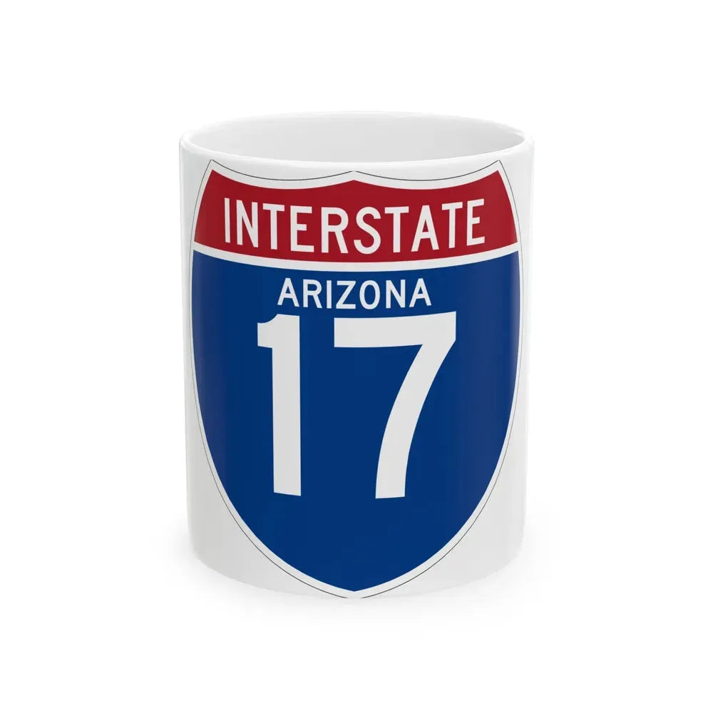 Interstate 17 (U.S. Highways) White Coffee Mug 11oz - Go Mug Yourself