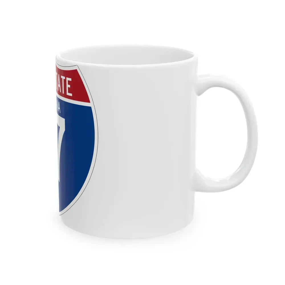 Interstate 17 (U.S. Highways) White Coffee Mug - Go Mug Yourself