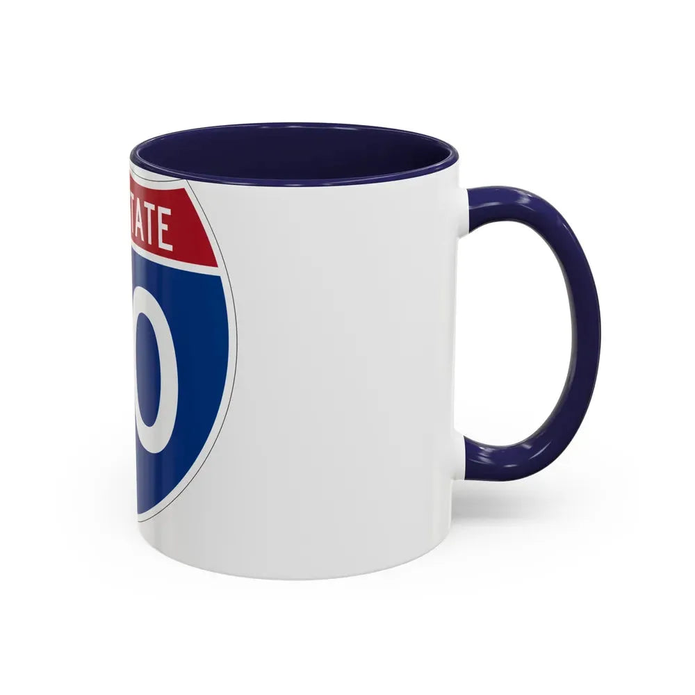 Interstate 20 (U.S. Highways) Accent Coffee Mug - Go Mug Yourself