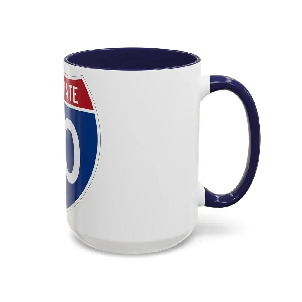 Interstate 20 (U.S. Highways) Accent Coffee Mug - Go Mug Yourself