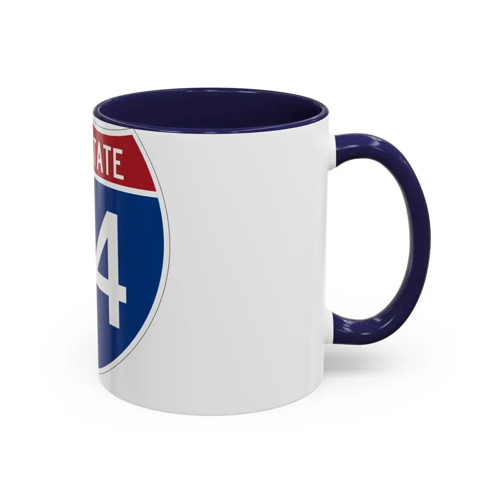 Interstate 24 (U.S. Highways) Accent Coffee Mug - Go Mug Yourself