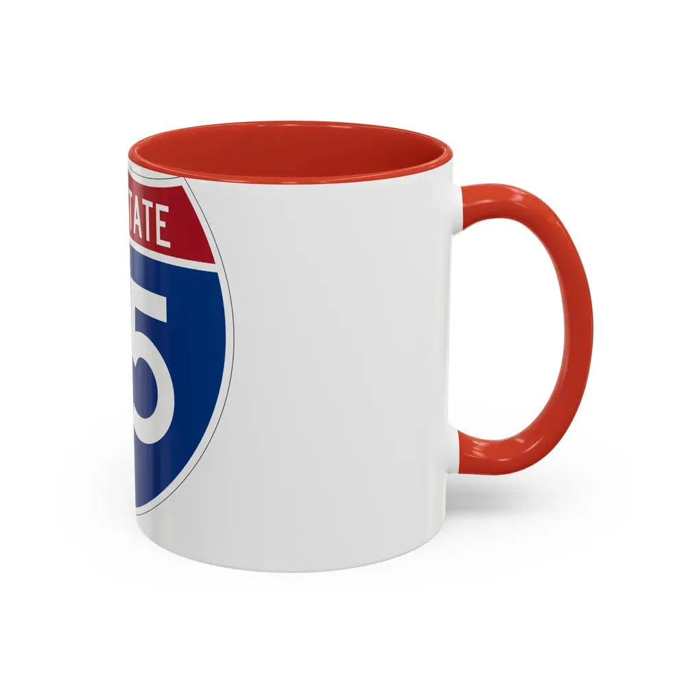 Interstate 25 (U.S. Highways) Accent Coffee Mug - Go Mug Yourself