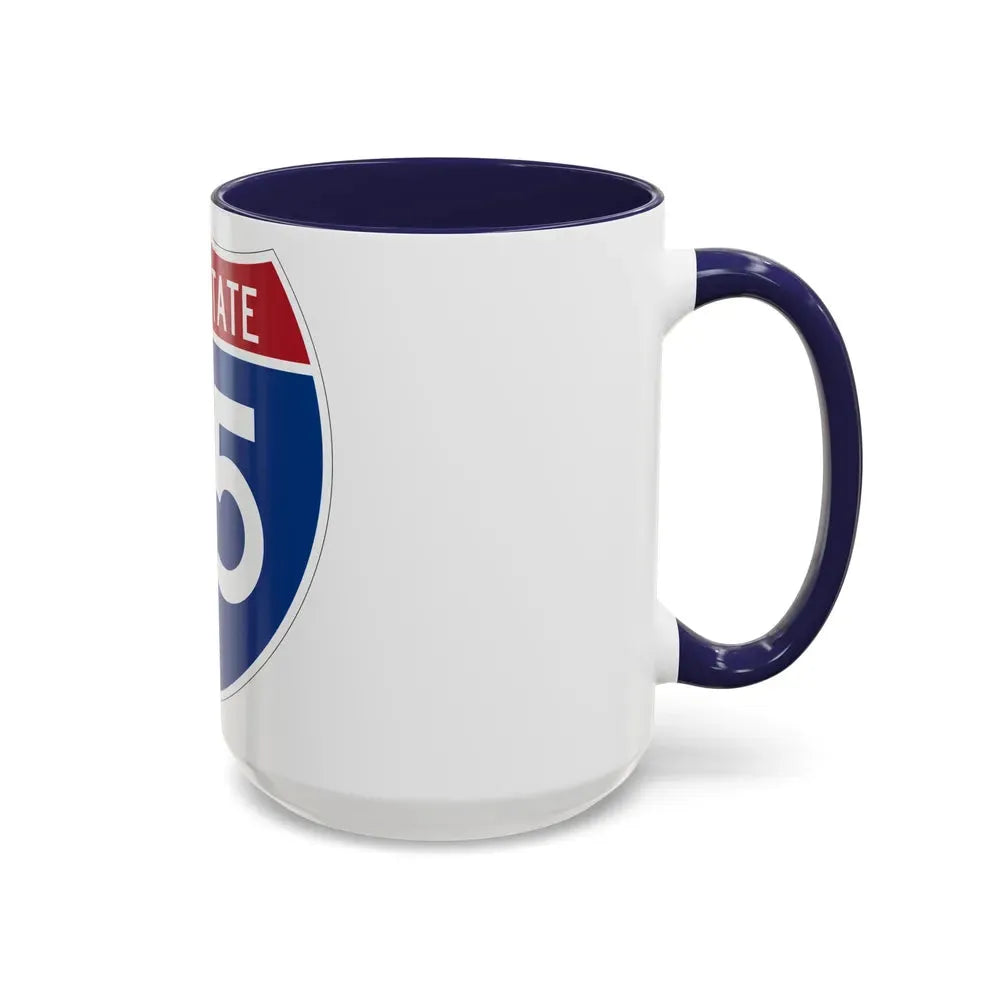 Interstate 25 (U.S. Highways) Accent Coffee Mug - Go Mug Yourself