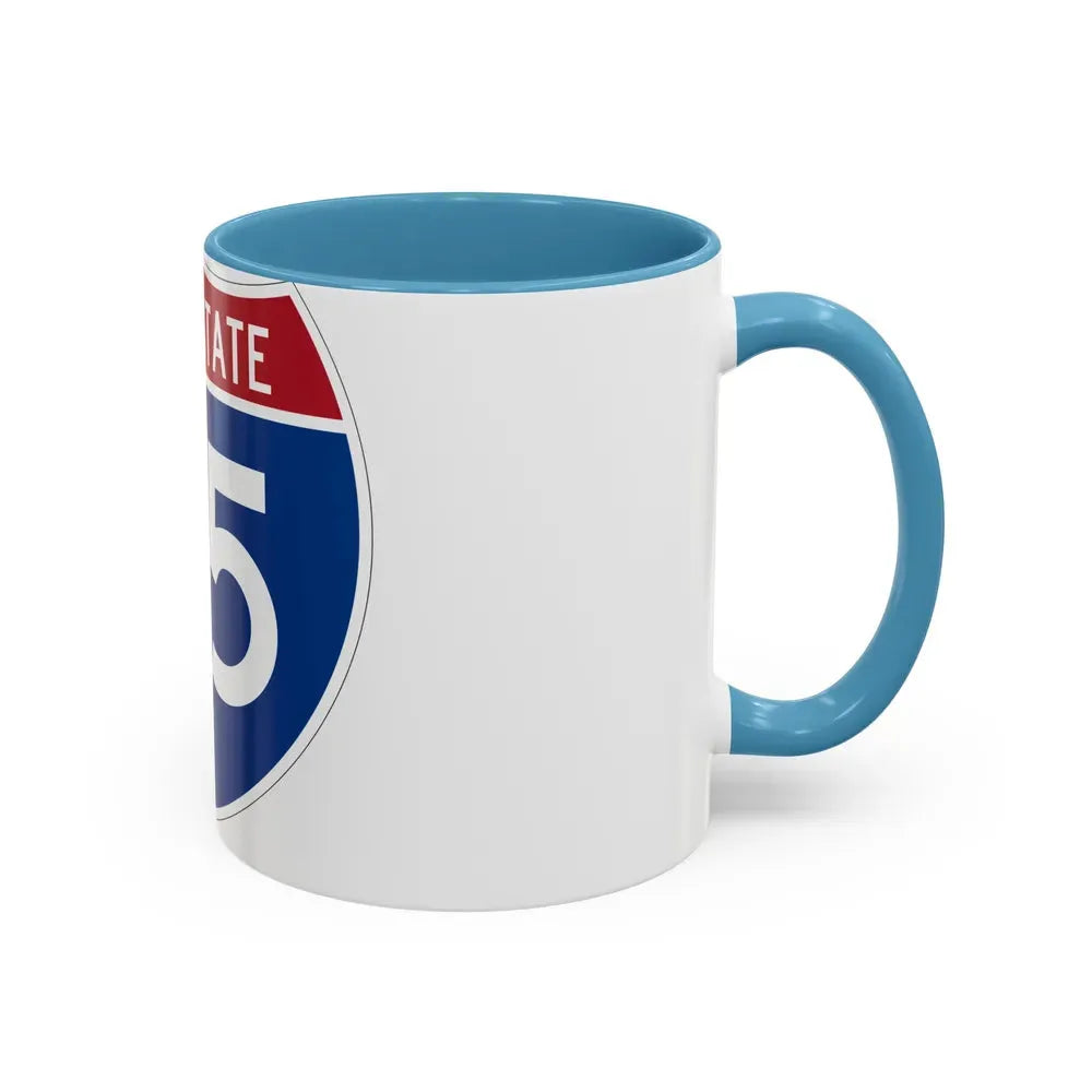 Interstate 25 (U.S. Highways) Accent Coffee Mug - Go Mug Yourself