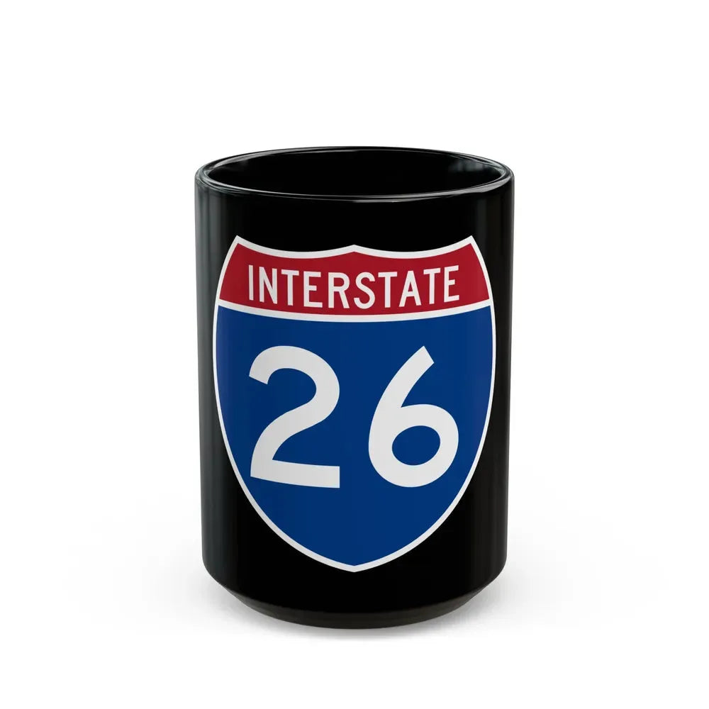 Interstate 26 (U.S. Highways) Black Coffee Mug 15oz - Go Mug Yourself