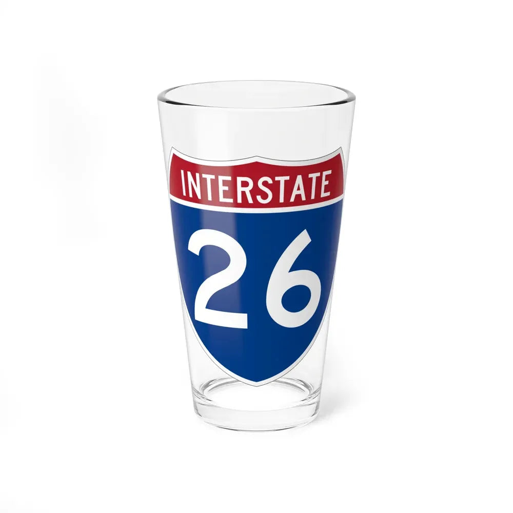 Interstate 26 (U.S. Highways) Pint Glass 16oz 16oz - Go Mug Yourself