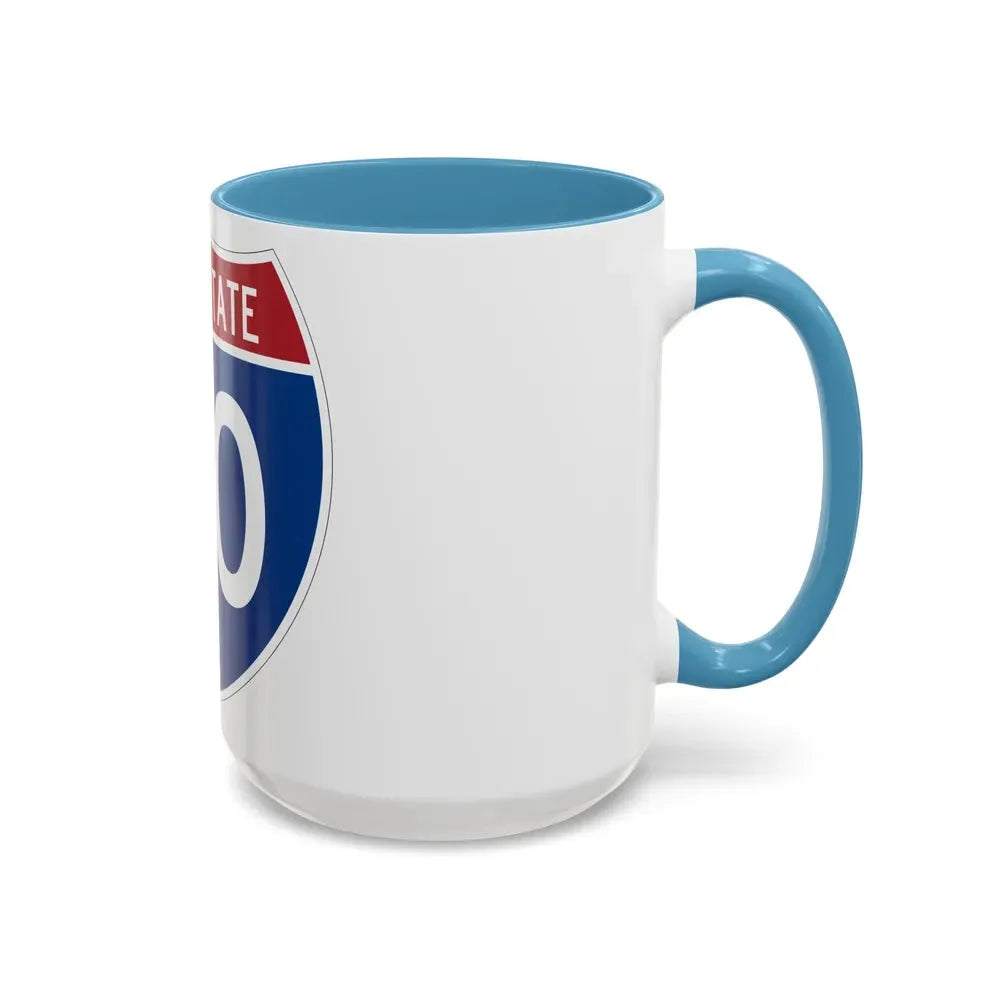 Interstate 30 (U.S. Highways) Accent Coffee Mug - Go Mug Yourself